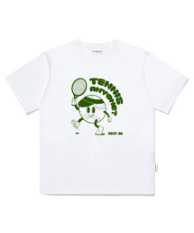ESCAPEFROM（エスケープフロム）の「Tennis Anyone Print Overfit Short Sleeve Tee（Tシャツ/カットソー・メンズ）」