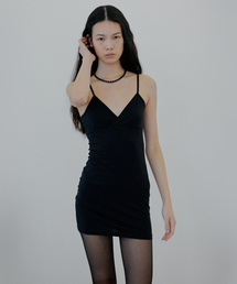 NUAKLE（ヌアクル）の「Camisole Dress_Black（ワンピース・レディース）」