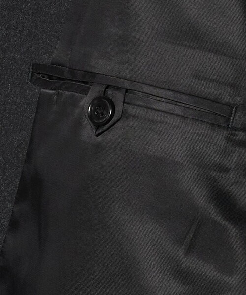 A DAY IN THE LIFE UNITED ARROWS(アデイインザライフユナイテッドアローズ)の「ニットメルトン ショールカラーコート<A DAY IN THE LIFE>(その他アウター・メンズ・ネイビー/ブラウン系/ダークグレー・L/M/XL/S)」の17枚目の写真