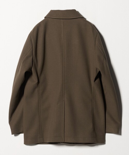 セール】ニットメルトン ショールカラーコート＜A DAY IN THE LIFE