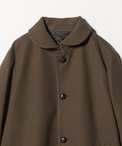 セール】ニットメルトン ショールカラーコート＜A DAY IN THE LIFE