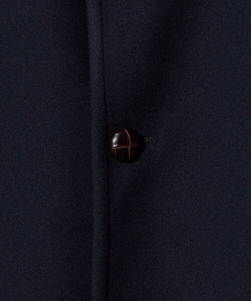 【NAVY】ニットメルトン ショールカラーコート<A DAY IN THE LIFE> A DAY IN THE LIFE コート ジャケット ニットメルトン ショールカラー