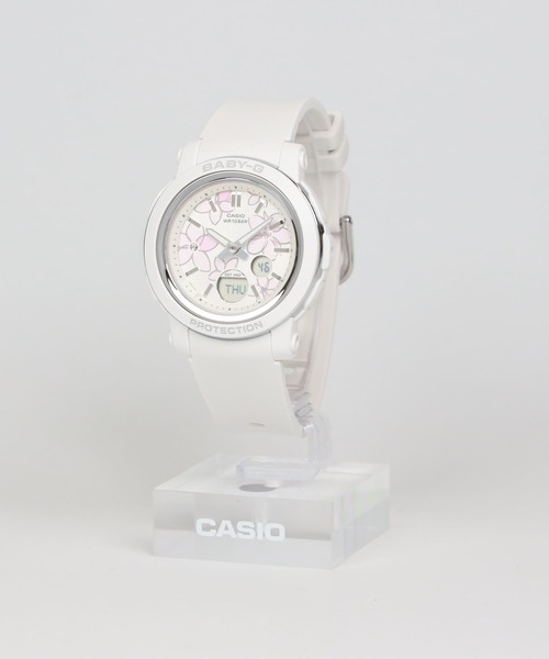 BABY-G(ベイビージー)の「BGA-290シリーズ / BGA-290FL-7AJF(アナログ腕時計・レディース・ホワイト×ピンク・FREE)」の3枚目の写真