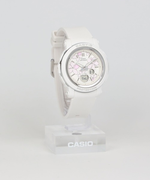 BABY-G(ベイビージー)の「BGA-290シリーズ / BGA-290FL-7AJF(アナログ腕時計・レディース・ホワイト×ピンク・FREE)」の4枚目の写真