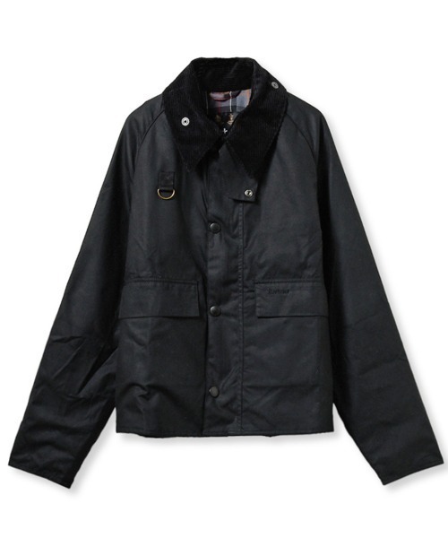 Kinetics(キネティクス)の「Barbour Spey Wax Short Jacket(バブアー スペイ ワックス ショート ジャケット)(ブルゾン・メンズ・ブラック系・X-SMALL/SMALL/MEDIUM)」の2枚目の写真