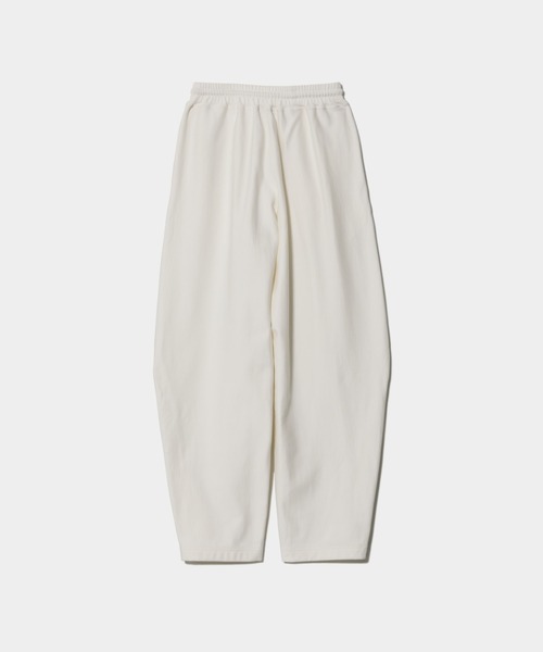 beautiful people（ビューティフルピープル）の「suvin compact sweat  zip up bow pants（スウェットパンツ・レディース・ブラック/オフホワイト・36）」の4枚目の写真