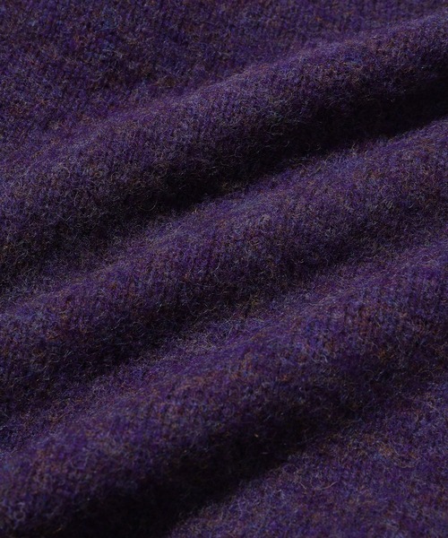 Laurence J Smith（ローレンスジェイスミス）の「【LAURENCE J.SMITH for WILD LIFE TAILOR】EX SHAGGY CREWNECK（ニット/セーター・メンズ・チャコールグレー/その他/ダークラベンダー・XL/M/L）」の13枚目の写真