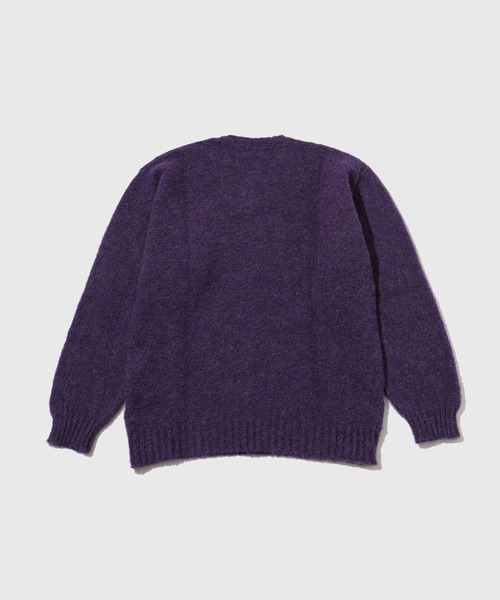 Laurence J Smith（ローレンスジェイスミス）の「【LAURENCE J.SMITH for WILD LIFE TAILOR】EX SHAGGY CREWNECK（ニット/セーター・メンズ・チャコールグレー/その他/ダークラベンダー・XL/M/L）」の12枚目の写真