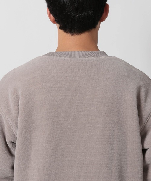 LAKOLE（ラコレ）の「カットジャガード裏ボアプルオーバー / 588863（スウェット・メンズ・ブルー/ライトグレー/ブラウン・MEDIUM/LARGE）」の9枚目の写真