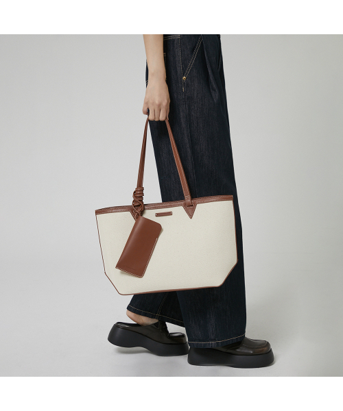 LAP（ラップ）の「MOVE CANVAS SHOPPER BAG AR7AB820（トートバッグ・レディース・ブラック/ブラウン・FREE）」の5枚目の写真