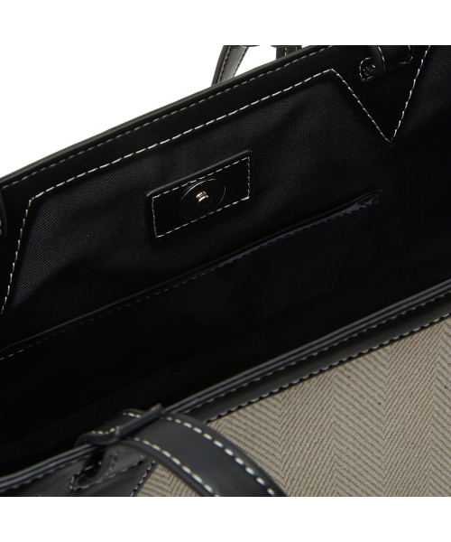 LAP（ラップ）の「MOVE CANVAS SHOPPER BAG AR7AB820（トートバッグ・レディース・ブラック/ブラウン・FREE）」の12枚目の写真