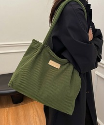 トートバッグ レディース コーデュロイ