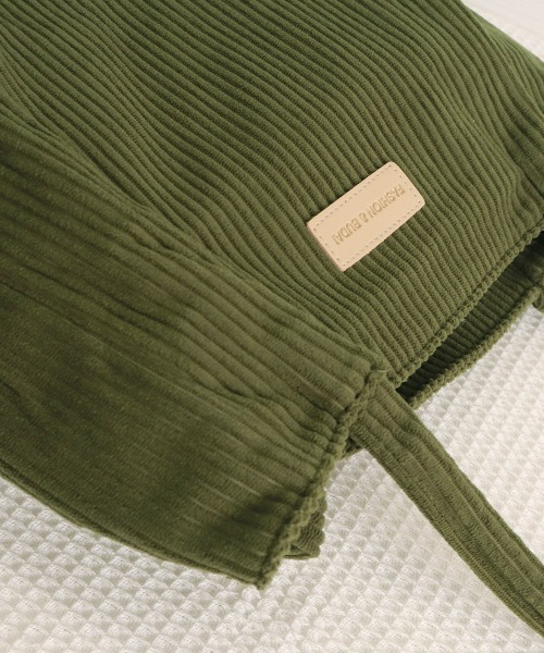 Miniministore(ミニミニストア)の「トートバッグ レディース コーデュロイ(トートバッグ・レディース・ブラック/カーキ/マスタード/グレー/オフホワイト・FREE)」の21枚目の写真
