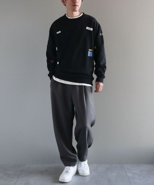 CRAFT STANDARD BOUTIQUE（クラフトスタンダードブティック）の「ウールライクポリツイルカーブパンツ（その他パンツ・メンズ・ベージュ/ブラウン/ブラック/グレー・S/M/L）」の8枚目の写真