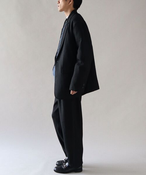 CRAFT STANDARD BOUTIQUE（クラフトスタンダードブティック）の「ウールライクポリツイルカーブパンツ（その他パンツ・メンズ・ベージュ/ブラウン/ブラック/グレー・S/M/L）」の20枚目の写真