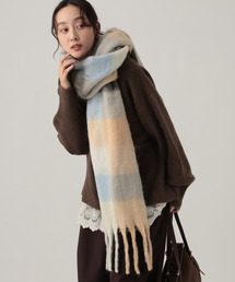 Elura | パネルチェックマフラー/591466(マフラー)