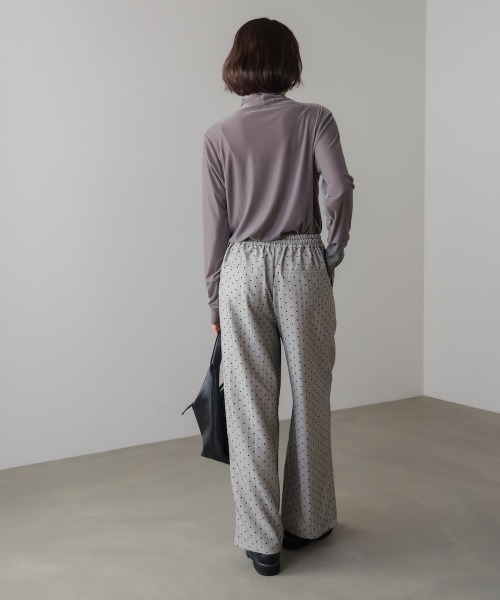 Bou Jeloud(ブージュルード)の「シアーベロアインナー(Tシャツ/カットソー・レディース・オフホワイト/グレー/グリーン/ブラック・FREE)」の21枚目の写真