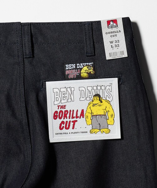 BEN DAVIS(ベンデイビス)の「<BEN DAVIS> GORILLA DENIM/パンツ(デニムパンツ・メンズ・ネイビー/ブラック・30inch/34inch/32inch)」の11枚目の写真