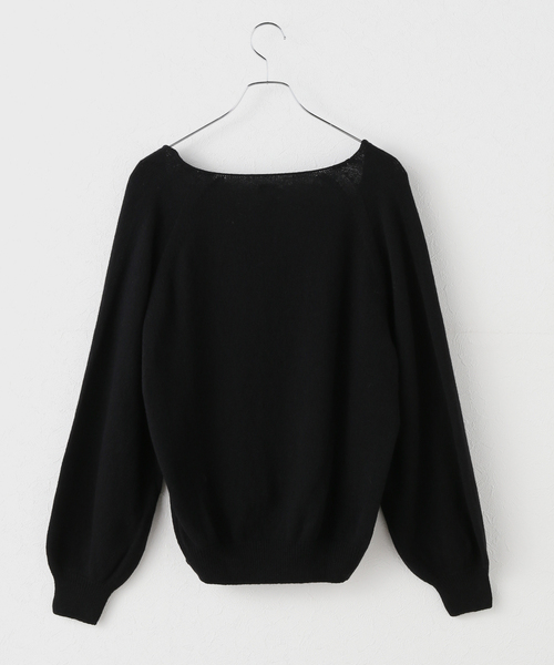 BASERANGE（ベースレンジ）の「Baserange/ベースレンジ SOAR V NECK PUSOVRC-WI25（ニット/セーター・レディース・ブラック・FREE）」の2枚目の写真