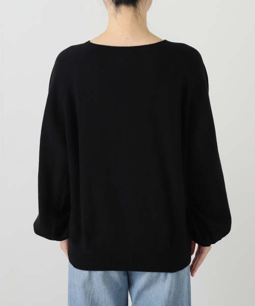 BASERANGE（ベースレンジ）の「Baserange/ベースレンジ SOAR V NECK PUSOVRC-WI25（ニット/セーター・レディース・ブラック・FREE）」の9枚目の写真
