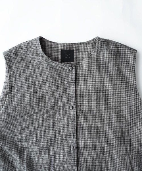 オオカミとフクロウ（オオカミとフクロウ）の「フクロウとたなびく千鳥のスローダンス（ワンピース・レディース・ブラック系その他/ベージュ系その他・FREE）」の14枚目の写真