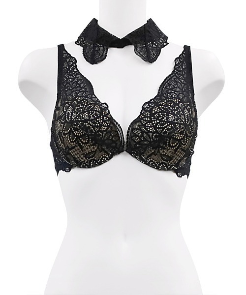 ANNEBRA（アンブラ）の「Melodie チョーカー付きデコルテレースモールドカップブラジャー（ブラジャー・レディース・ブラック/ホワイト・B70/B75/C70/C75/C80/D70/D75/D80/E70/E75/E80/F70/F75/G70/G75）」の12枚目の写真