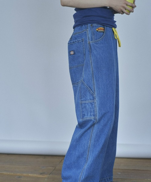 SEDAN ALL-PURPOSE（セダンオールパーパス）の「【Dickies(R) x  SEDAN ALL-PURPOSE(R)】Baggy Fit Painter Pants（その他パンツ・メンズ・ブルー/ブラック・MEDIUM/X-LARGE/LARGE）」の5枚目の写真