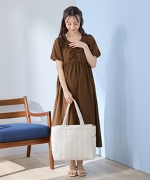 Rosemadame（ローズマダム）の「マザーズバッグ 大容量 キルティングトート｜軽量 多機能 ポケット付き ママバッグ（トートバッグ）」