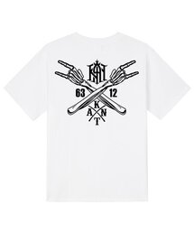 KTW0146 クロスハンド 半袖Tシャツ - ホワイト