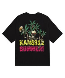 KGTB0213 スカルスイング 20番手 半袖Tシャツ ブラック