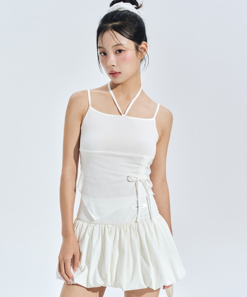 ZEROPLANET（ゼロプラネット）の「リディアスリーブレス[ホワイト]（Tシャツ/カットソー・レディース・その他・MEDIUM/SMALL）」の2枚目の写真