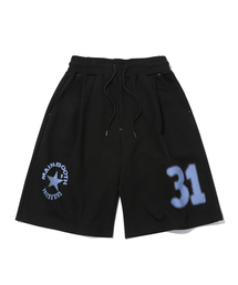 MAINBOOTH（メインブース）の「Boxer Oversized Sweat Shorts(BLACK)（その他パンツ）」