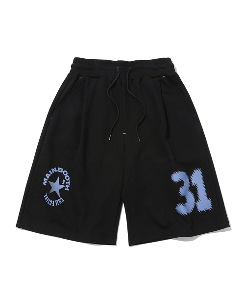 MAINBOOTH(メインブース)の「Boxer Oversized Sweat Shorts(BLACK)(その他パンツ・レディース・その他・2/3/1)」の1枚目の写真
