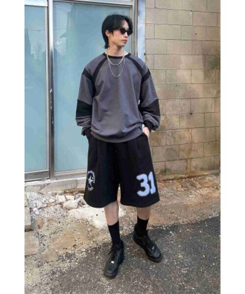MAINBOOTH(メインブース)の「Boxer Oversized Sweat Shorts(BLACK)(その他パンツ・レディース・その他・2/3/1)」の3枚目の写真