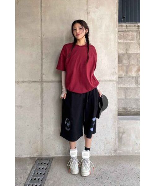 MAINBOOTH(メインブース)の「Boxer Oversized Sweat Shorts(BLACK)(その他パンツ・レディース・その他・2/3/1)」の4枚目の写真
