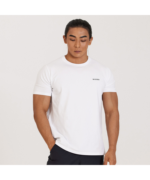 MALDEN(モールデン)の「スタンダードマッスルフィットロゴTシャツ(Tシャツ/カットソー・メンズ・ブラック/ダークグリーン/ダークネイビー/ホワイト・LARGE/MEDIUM/SMALL/X-LARGE/XX-LARGE)」の2枚目の写真
