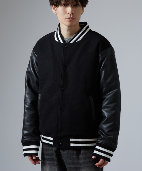 セール】メルトン スタジャン（ブルゾン）｜improves（インプローブス