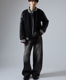 NULL（ヌル）の「【nl】メルトン スタジャン（ブルゾン）」