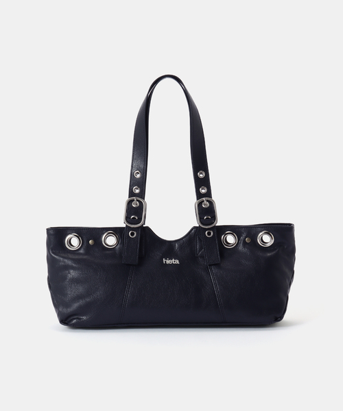 Hietaブラック ショルダーバッグ HIETA｜ヒエタのバッグ通販 - ZOZOTOWN