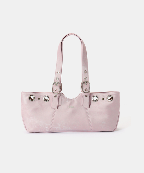 HIETA(ヒエタ)の「【Geek Office / ギークオフィス】HIETA / ヒエタ BECKY MINI(ハンドバッグ・レディース・ネイビー/ブラウン/ピンク/シルバー・FREE)」の3枚目の写真