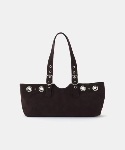 HIETA(ヒエタ)の「【Geek Office / ギークオフィス】HIETA / ヒエタ BECKY MINI(ハンドバッグ・レディース・ネイビー/ブラウン/ピンク/シルバー・FREE)」の7枚目の写真