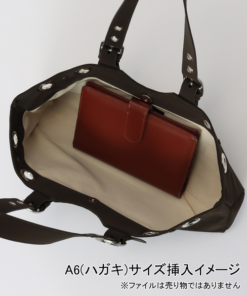 HIETA(ヒエタ)の「【Geek Office / ギークオフィス】HIETA / ヒエタ BECKY MINI(ハンドバッグ・レディース・ネイビー/ブラウン/ピンク/シルバー・FREE)」の10枚目の写真