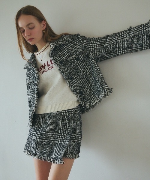 CHECK TWEED JACKET（チェックツイードジャケット）（テーラード