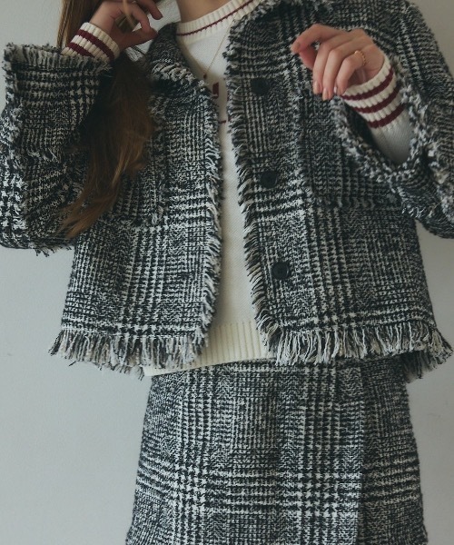 CHECK TWEED JACKET（チェックツイードジャケット）（テーラード