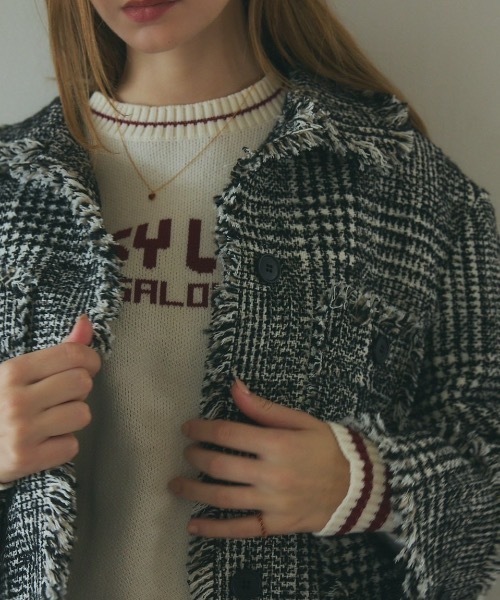 CHECK TWEED JACKET（チェックツイードジャケット）（テーラード
