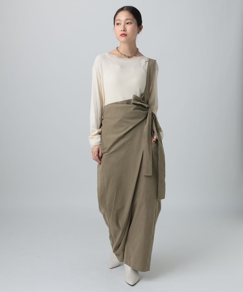 セール】フィブリルアシメオールインワン 601344（つなぎ