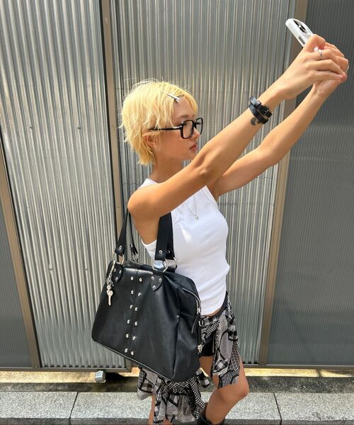 SAND MUSEUM（サンドミュージアム）の「MAGAZINE BAG [Black]（ショルダーバッグ・レディース・その他・FREE）」の9枚目の写真