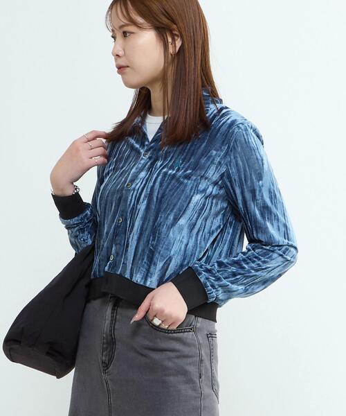 VELOR SHORT POLO CARDIGAN（カーディガン/ボレロ）｜CONVERSE TOKYO