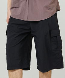 ease（イーズ）の「ユーティリティウィンドバミューダパンツ_ブラック_男女共用（その他パンツ）」