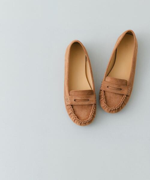 RODE SKO(ロデスコ)の「撥水ギャザーモカシン(その他シューズ・レディース・ミント/ベージュ/ブラウン系その他・38/36/37/39)」の2枚目の写真